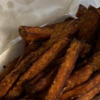 Sweet Potato Fries (Homemade Spicy Chipotle Sauce) · 