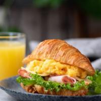 Turkey, Egg & Cheese Sandwich · Delicious Breakfast sandwich made with Turkey, cheese, and 2 Perfectly cooked eggs, prepared...