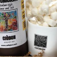 Hot Chocolate Mix & Mug · CIÒBON Italian-style hot chocolate mix
CIÒBON mug
Marshmallows.