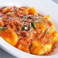 Gnocchi Marinara · Fluffy gnocchi with marinara sauce and fresh Parmesan cheese.