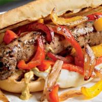Italian Sausage · Grilled :Beef Sausage, Onions, Peppers and your choice of Sauce