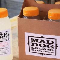 Mad Dog Marg Dbl - To Go · 16oz of our Famous Mad Dog Margarita!. (8oz bottle shown in photo.)