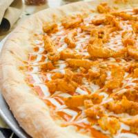 Buffalo Bill · Chicken, buffalo sauce and blue cheese dressing