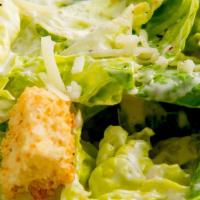 Caesar Salad · Romaine lettuce, Parmesan cheese, crispy croutons, and special caesar dressing.