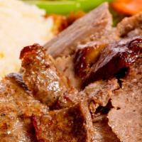 Beef Lamb Gyro Doner · Incl.Rice and Salad