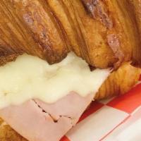 Ham And Cheese On A Croissant · 