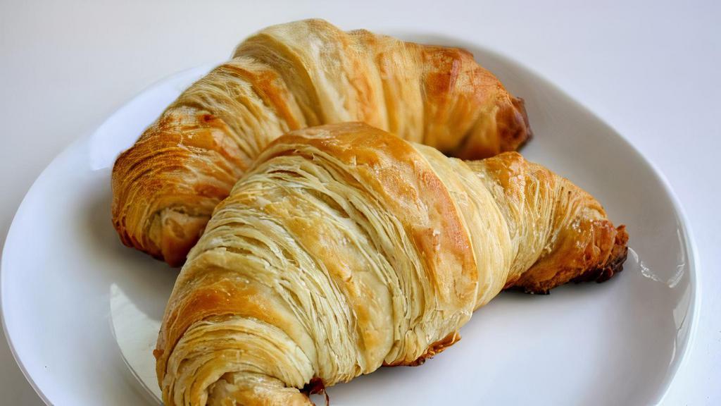 Croissant With Butter · Muffins croissants danishes and desserts.