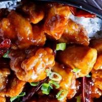 Szechuan Chicken With Sweet Chili Sauce · 