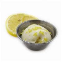 Side: Lemon Mayo · 2oz side of our housemade lemon mayo. Vegan, gluten-free, nut-free. Contains soy.