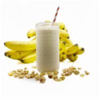 Peanut Butter Banana Smoothie · 12oz smoothie prepared with banana, coconut milk, peanut butter & a dash of local maple ...