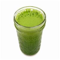 Green Juice · 12oz made from freshly-juiced kale, cucumber, celery, apple, lemon. Vegan, gluten-free, nut-...