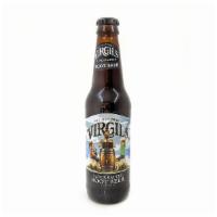 Soda: Virgil'S Root Beer · Caffeine-free, sweetened with natural cane sugar. Vegan, gluten-free, nut-free, soy-free.
