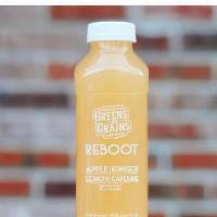 Reboot · Apple, ginger, lemon, cayenne.