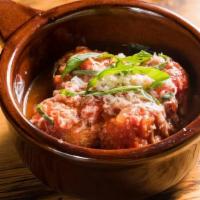 Meatballs Pomodoro · San Marzano Tomatoes & Parmigiano