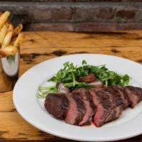 Hangar Steak · Watercress, Balsamic, Cipollini & Truffle Fries