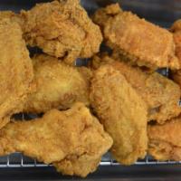 Traditional Wings · 5 pc 
Flavors; Buffalo, Krispy, Cajun Sweet and Sour