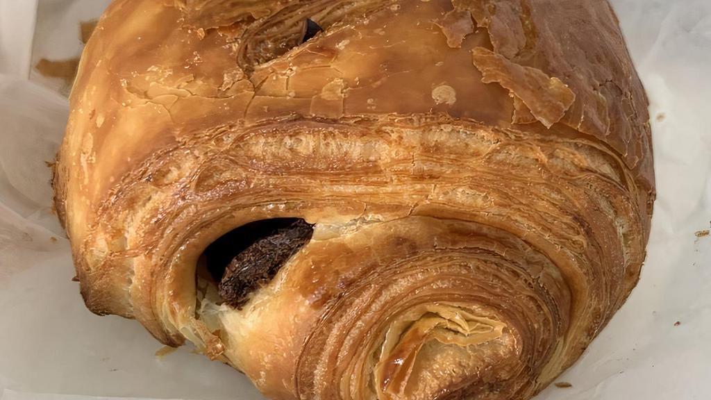 Pain Au Chocolat · Chocolate Croissant with French Chocolate.