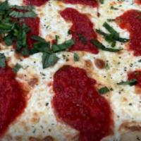 Grandma'S Pizza · Fresh mozzarella, San Marzano tomatoes, and basil.