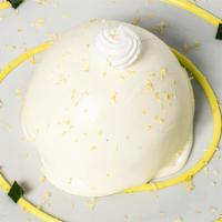 Delizia Al Limone · Soft sponge cake with lemon cream e bathed in lemon infusion covered with delicate lemon glaze