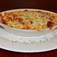 Baked Ziti · All baked pasta dinners are served with bread and salad.