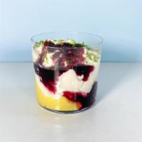 Berry Mess · This whipped creme fraiche is perfectly layered with fresh berries and creamy lemon curd.  B...