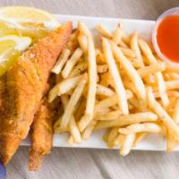 Fish And Chips · Most popular. Boneless fish with crispy fries served with homemade tartar sauce. Includes pu...