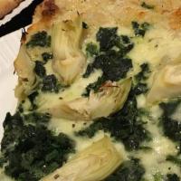 White Pizza With Spinach (16