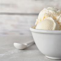Vanilla Ice Cream · Homemade vanilla ice cream.