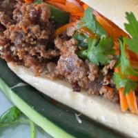 Classic Sandwich · Pate, vietnamese ham, roasted ground pork w.mayo, butter, cucumber, julienne carrots & daiko...