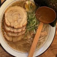 Shio Ramen · Mild. Chicken stock. Jin Straight noodle, salt based flavor infused with yuzu pepper and Jap...