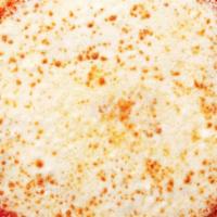 Large Cheese Pizza · The original with mozzarella cheese and herbs. Baked until the top bubbles and the bottom is...