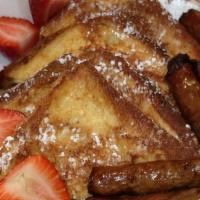 Challah French Toast With Sausage · 