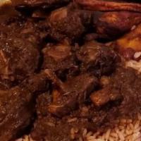Oxtail · West Indian Favorite Stewed in its own natural gravy with Onions Peppers & Carrots.