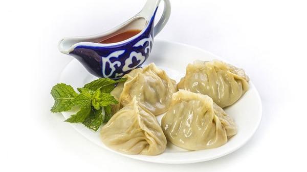 Uyghur Manty With Meat · 5 pieces. Mix of lamb and beef with onions filled dumplings.