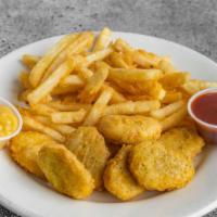 Chicken Nuggets With French Fries · 