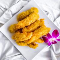 Dragon Fingers · Panko breaded chicken tenders in a sweet and tangy dragon.