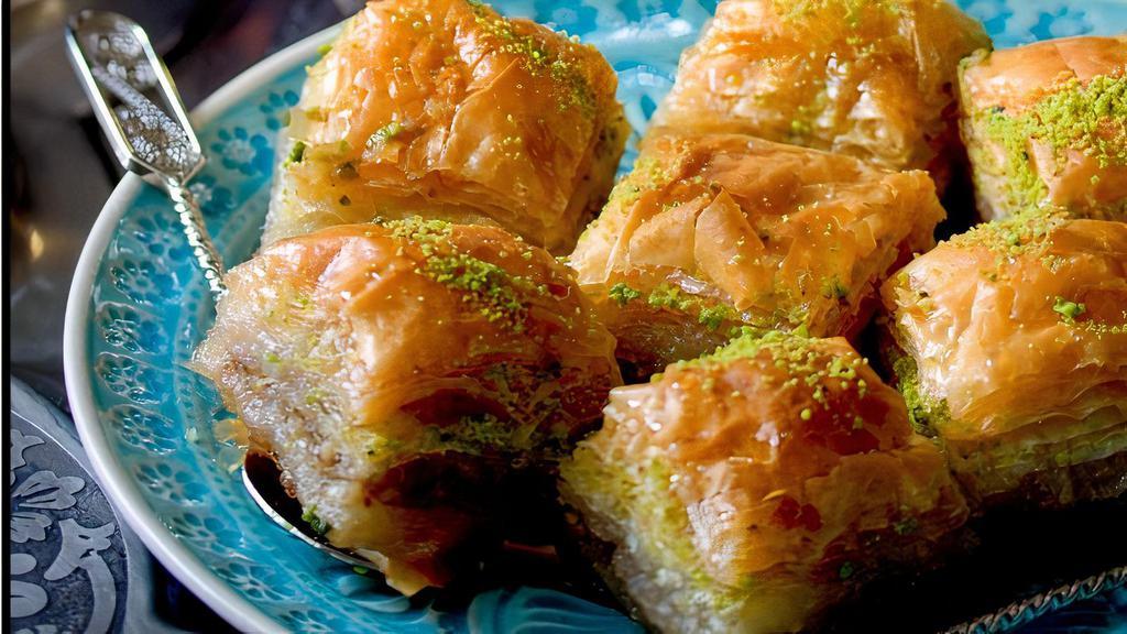 Greek Baklava  · Classic Baklava is a layered pastry dessert made of filo pastry, filled with chopped nuts, and sweetened with syrup or honey...