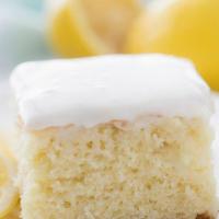 Fresh Refreshing Lemon Cream Cake Slice · This lemon cream cake is the perfect combination of light cake and rich lemon cream filling....