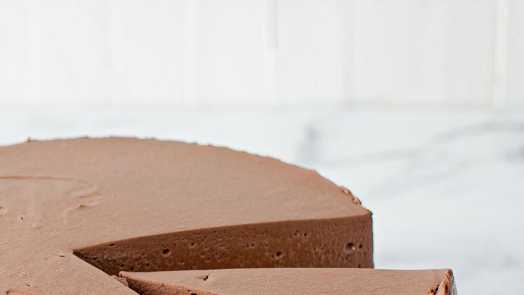 Special Moist Chocolate Mousse Cake Slice · This super moist dark chocolate mousse cake combines unsweetened natural cocoa powder and dark cocoa powder for an extra rich flavor.