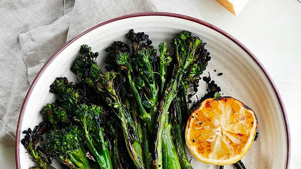 Side Of Broccolini · Char stirred w/ Olive Oil & Sea Salt
