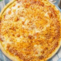 Best Of Ny Cheese Pizza · Fresh tomato sauce, and shredded mozzarella and baked on a 18-inch hand-tossed dough.