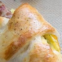 Bacon, Egg & Cheese · Roll or croissant.