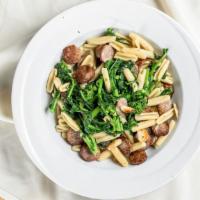 Cavatelli Cara Mia · sliced sausage, broccoli rabe, garlic and oil