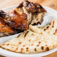 1/2 Chicken Meal · Served with choice of one side order and pita bread.