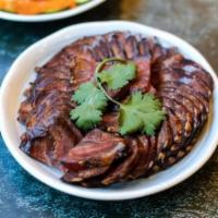Spiced Beef 酱牛肉 · Ingredient: beef, soy sauce, spices
