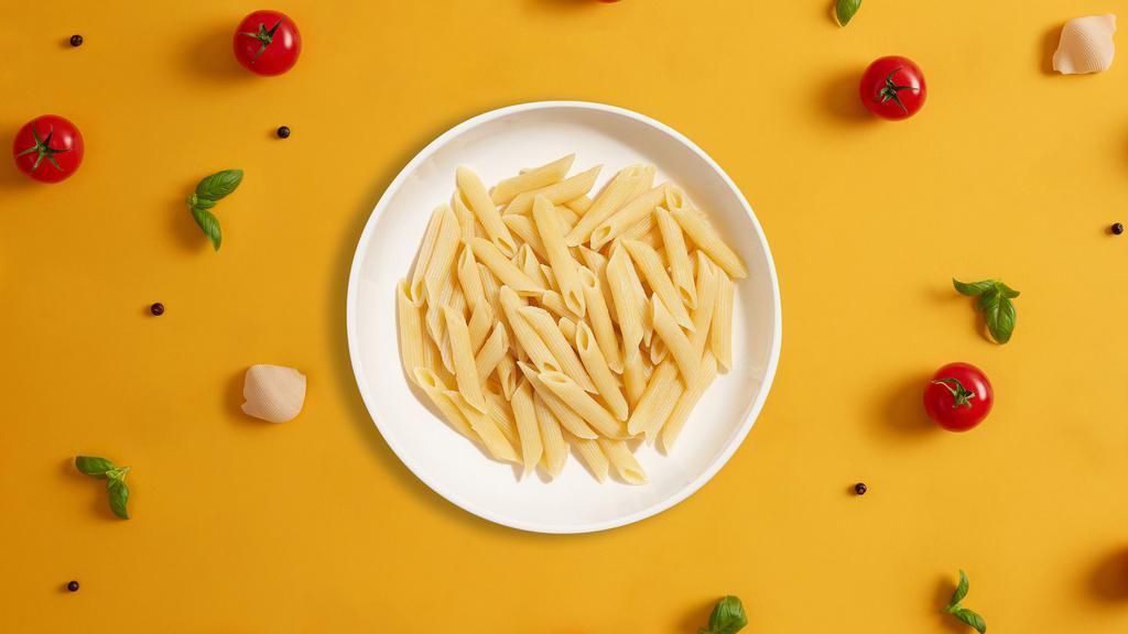 La Penne Plate · Fresh penne pasta cooked with your choice of sauce and toppings.