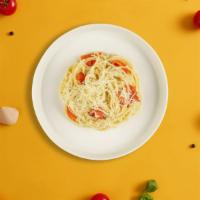 Classic Carbonara  · Classic Italian pasta dish made with eggs, Parmigiano-Reggiano cheese, bacon, and black pepp...