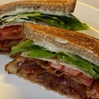 Blt Classic Sandwiches · Crispy bacon, lettuce, tomato with mayo on white toast.