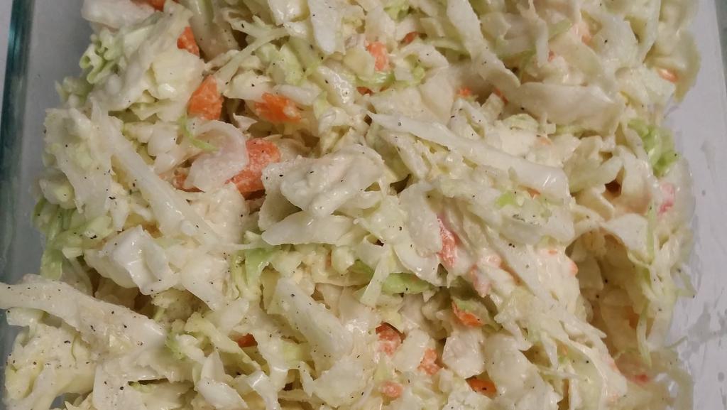Coleslaw · Homemade fresh, on the side or in 1/2 lb. container.