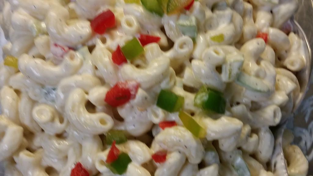 Macaroni Salad · Homemade macaroni salad on the side or in 1/2 lb. container.